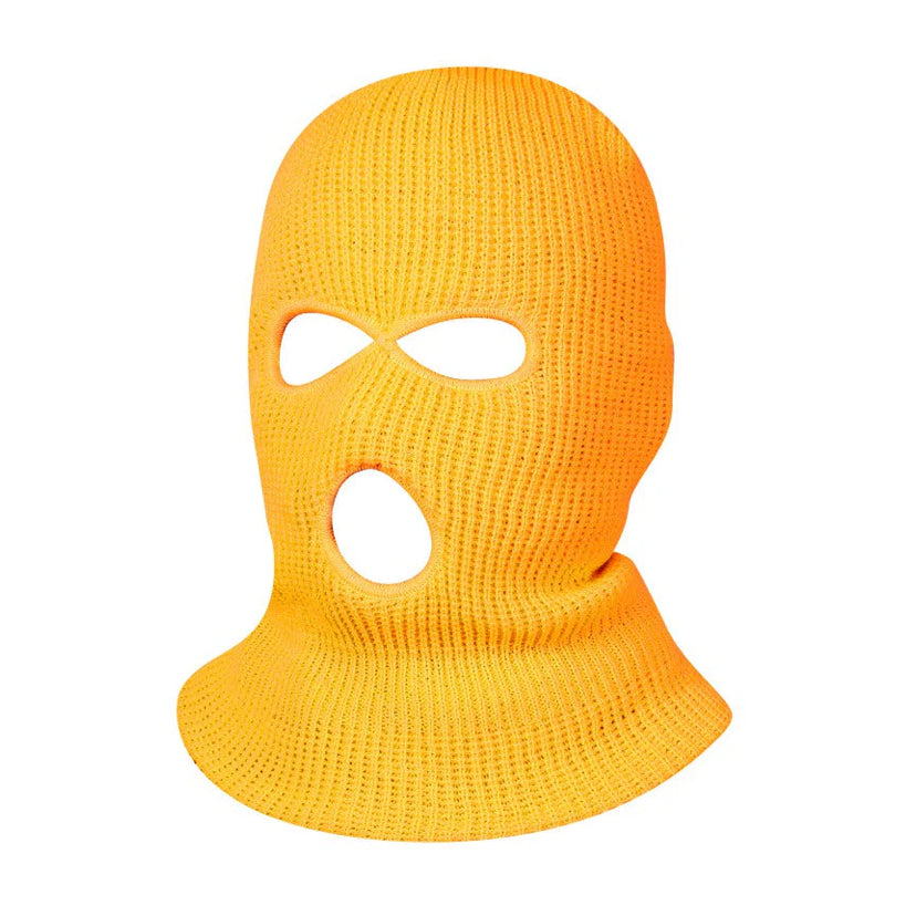 Yellow ski mask